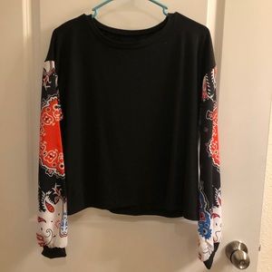 Printed Sleeve Shirt